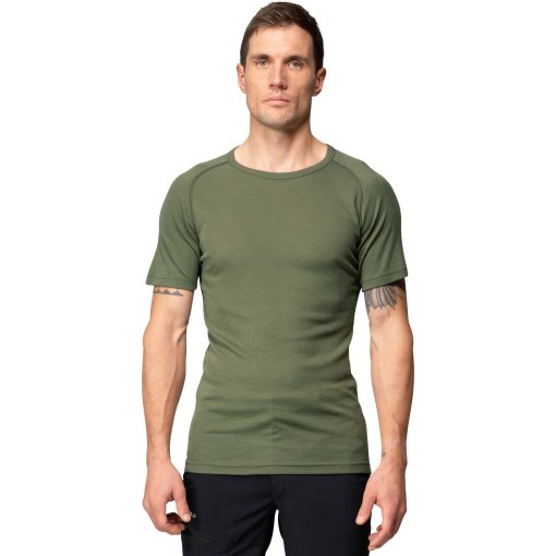 Photo produit de Devold Lauparen Merino 190 T-shirt basique pour hommes - 404A Lichen