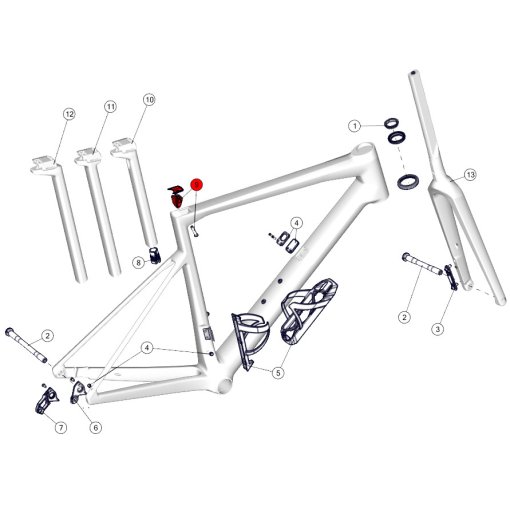 TMC♥ BMC Brake Mount Adapter for Teammachine SLR01 / SLR (MY 2021