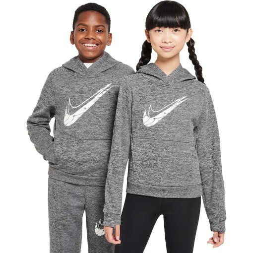 Foto de Nike Sudadera con Capucha Niños - Multi Stain Repel Therma-FIT - black/lt smoke grey/htr/white HF4414-010