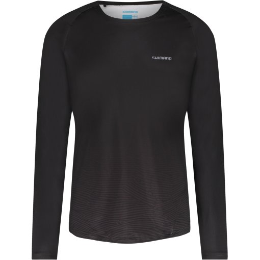 Produktbild von Shimano Myoko Warm MTB Langarmtrikot Herren - Printed - black/gray line