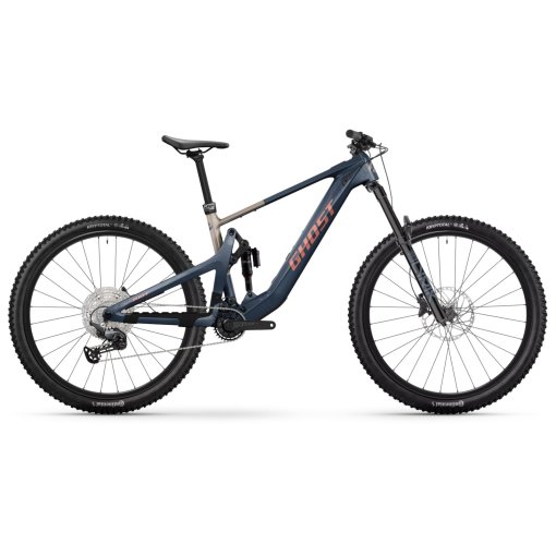 Foto de Ghost Bicicleta Eléctrica de Montaña Carbono - PATH RIOT CF Advanced - 2025 - ink blue / coffee ice rose - glossy
