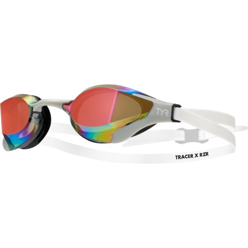 Produktbild von TYR Tracer-X RZR Racing Mirrored Schwimmbrille - white/gray
