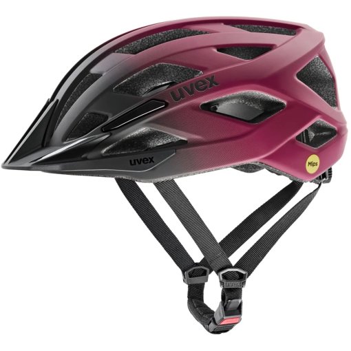 Produktbild von Uvex i-vo 2 MIPS Fahrradhelm - cranberry-black matt