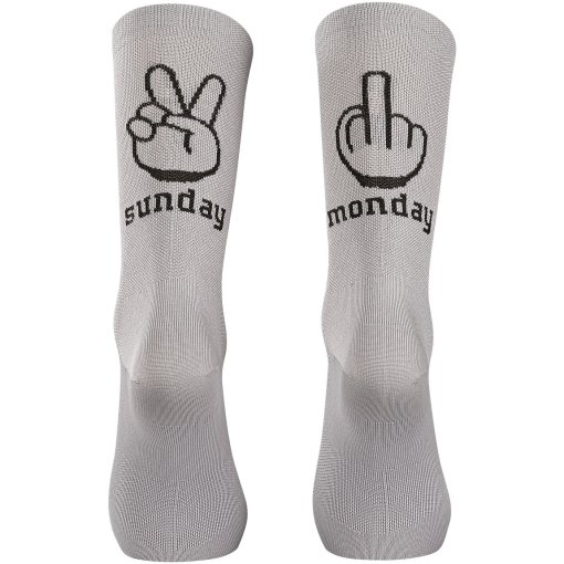 Picture of Northwave Sunday Monday Socks - light grey/forest green 94