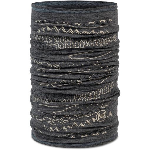 Foto de Buff® Braga de Cuello Multifuncional - Merino Lightweight Prints - Eirik Grey