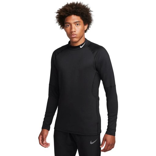 Photo produit de Nike T-Shirt Manches Longues Homme - Pro Warm Dri-FIT - noir FB8515-010