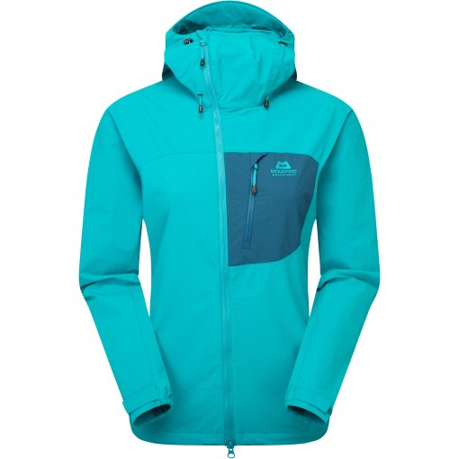 Foto de Mountain Equipment Chaqueta Softshell con Capucha Mujer - Squall ME-006819 - topaz/majolica