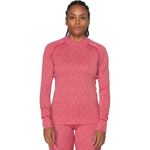 Slika izdelka Devold Signature Silk 230 Cross Neck Ženska spodnja majica z dolgimi rokavi - 070A Apricot