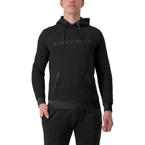 Foto de Castelli Sudadera con Capucha Hombre - Logo - negro 010
