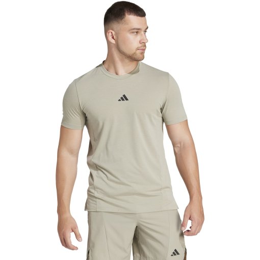 Immagine prodotto da adidas Maglietta Uomo - Designed for Training - silver pebble IS3817