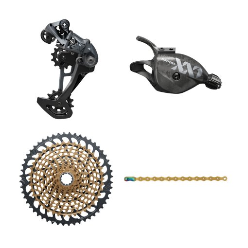 Immagine prodotto da SRAM XX1 Eagle 1x12-speed Upgrade Kit - Trigger Shifter - 10-52 t. XG-1299 Cassette - Gold