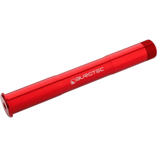 Foto de Burgtec Eje Pasante - delante | 20x110mm Boost | 158mm | para Rockshox BoXXer - race red