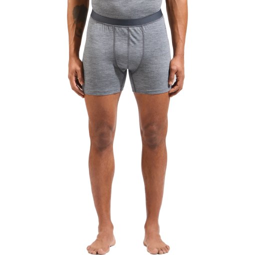 Foto de Odlo Calzoncillo Bóxer Hombre - Natural Merino 160 - odlo steel grey melange