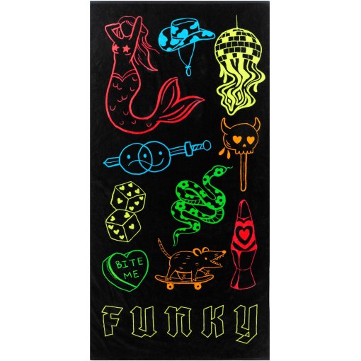 Produktbild von Funky Trunks Baumwoll Handtuch - Doodles