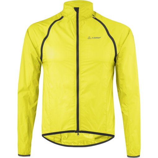 Productfoto van Löffler Windshell Zip-Off Fietsjas heren - lemon 250