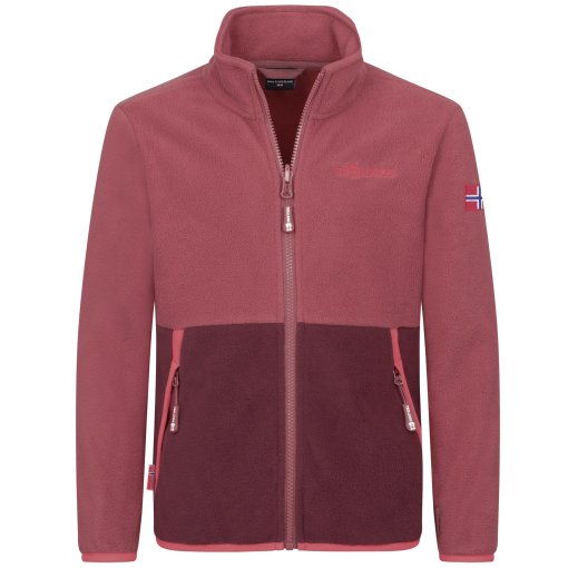 Image de Trollkids Veste Polaire Enfant - Storfjord - Frozen Berry/Deep Ruby