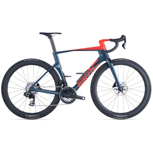 Produktbild von BMC TEAMMACHINE R 01 THREE - Carbon Rennrad - 2026 - deep sea / neon red