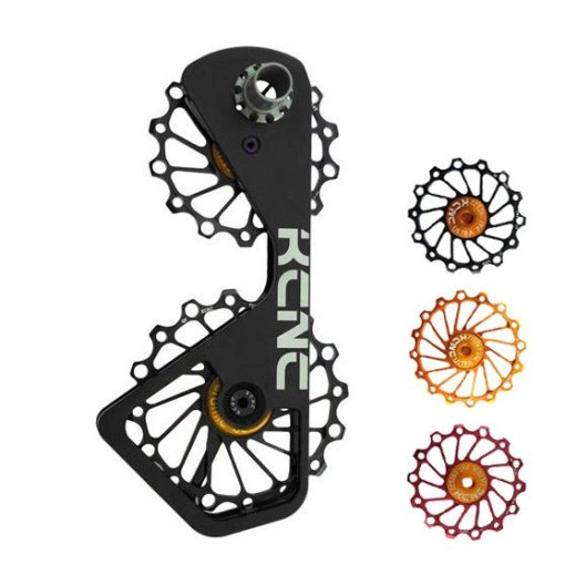 Immagine prodotto da KCNC Jockey Wheel System Ruote Dentate con Cuscinetto Ceramico per Shimano 6800/9000 - nero