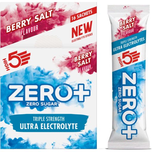 Photo produit de High5 ZERO+ Ultra Electrolytes - Poudre de boisson électrolytique à base de glucides - 17.5g