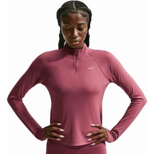 Picture of Nike Tempo Dri-FIT 1/4-Zip Top Women - pink smoke/reflective silver HV2852-654