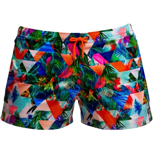 Productfoto van Funky Trunks Shorty Zwemshort voor heren - Palm Prism