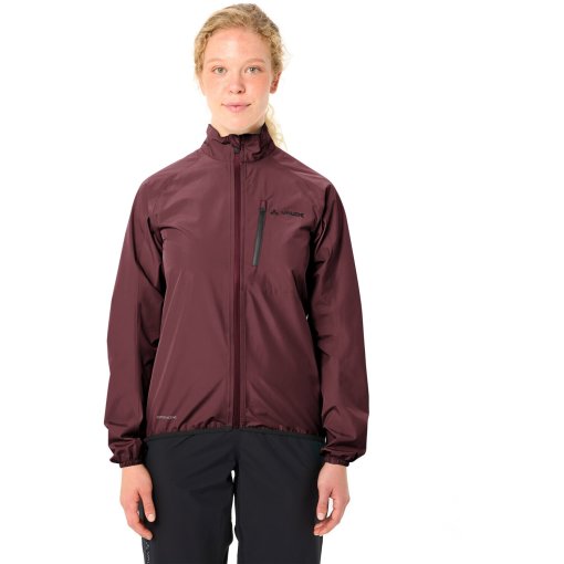 Productfoto van Vaude Drop III Regenjas Dames - dark oak