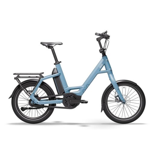 Image of QIO COMPACT AP8 | 1x8 Shimano Nexus LL - 20" Electric Bike - 2026 - retro blue matt