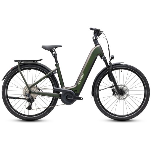 Picture of CUBE KATHMANDU HYBRID EXC 800 - Easy Entry - Electric Touring Bike - 2027 - stellar / chrome