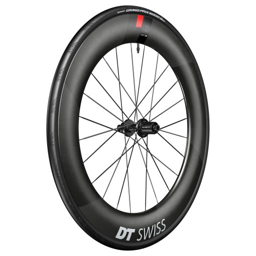 Foto de DT Swiss | Continental Sistema de Rueda WTS - Rueda Trasera ARC 1100 DICUT 80 + Cubierta Plegable GP 5000 S - 28&quot; | 12x142mm - HG-L / XDR