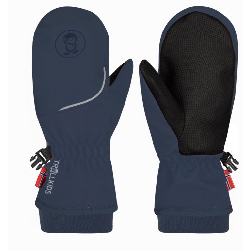 Photo produit de Trollkids Mitaines Softshell Enfant - Trolltunga - Navy