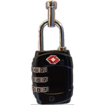 Foto de FixPlus Candado Combinación - Lock Set for Straps - negro/plata