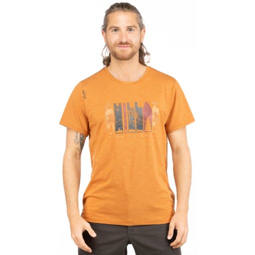 Foto de Chillaz Camiseta Hombre - Time to Chill - orange brown