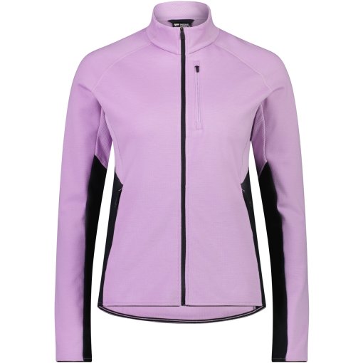 Foto de Mons Royale Chaqueta Mujer - Approach Merino Gridlock - orchid / negro