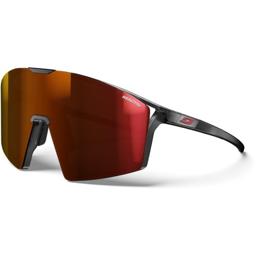 Zdjęcie: Julbo okulary - Edge - Translucent Black/Orange - Reactiv 0-3 High Contrast