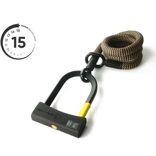 Produktbild von tex–lock eyelet inkl. D-lock Bügelschloss - 120cm - wild hemp