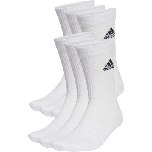 Produktbild von adidas Cushioned Sportswear Crew Socken - 6 Paar - weiß/schwarz HT3453