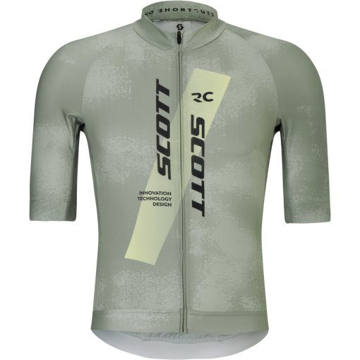 Foto de SCOTT Maillot de Manga Corta Hombre - RC PRO - spray grey/acid yellow