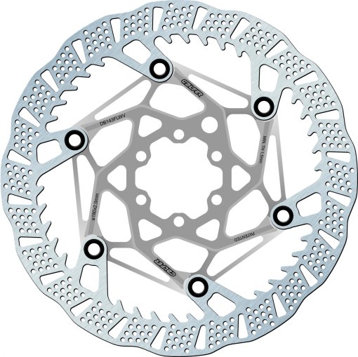Picture of Galfer SHARK EVO Brake Disc - 6-Bolt - 180mm | 2.0mm | raw