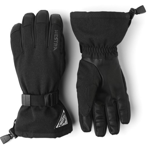 Foto de Hestra Guantes de Esquí de 5 Dedos - Powder Gauntlet - negro