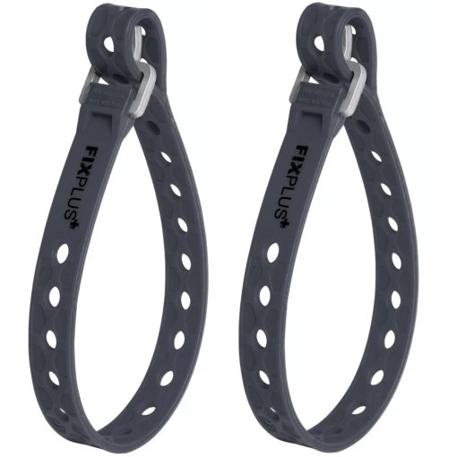 Foto de FixPlus Correa de Fijación - Nano/Slim Fit Strap 40cm - 2 Piezas - dark grey