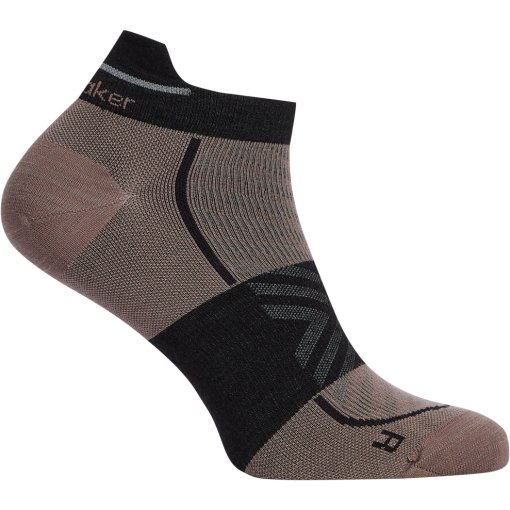 Produktbild von Icebreaker Merino Run+ Ultralight Micro Socken Herren - Porcini/Black