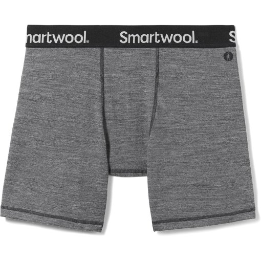 Foto de SmartWool Calzoncillo Bóxer Hombre - Boxed - 084 medium gray heather
