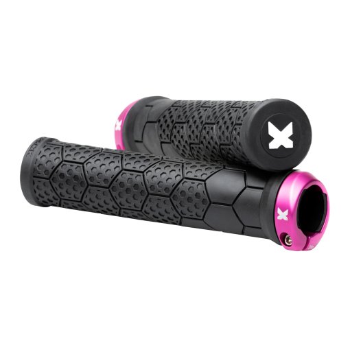 Photo produit de Sixpack Z-TRIX AL Lock-On Poignées - noir/rose