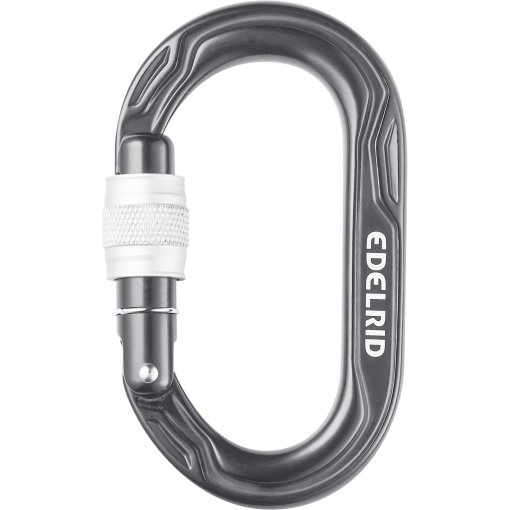 Immagine prodotto da Edelrid Kiwi Screw Moschettone - anthracite