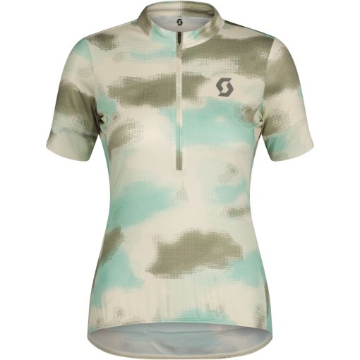 Foto de SCOTT Maillot de Manga Corta Mujer - Endurance 10 - cotton white/miami green