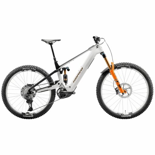Productfoto van Norco RANGE VLT CX C1 - Elektrische Carbon-mtb - 2026 - white / raw