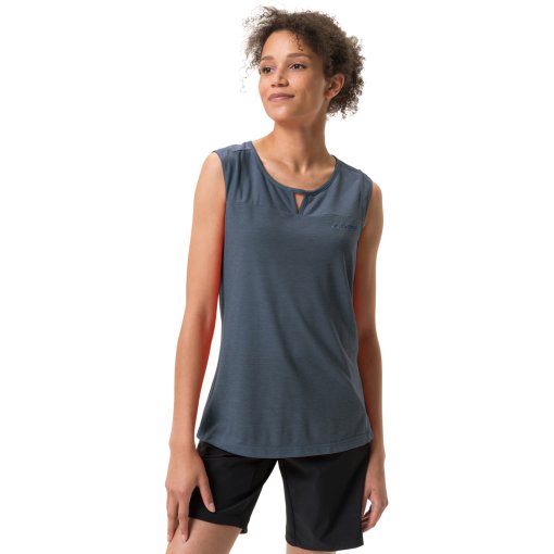 Immagine prodotto da Vaude Camicia senza Maniche Donna - Skomer Hiking - dark sea
