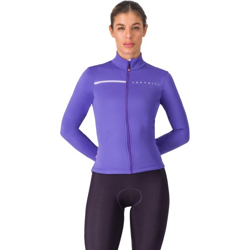 Immagine prodotto da Castelli Maglia a Maniche Lunghe Donna- Sinergia 2 Full Zip - ultraviolet/purple mist 501