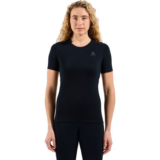 Foto de Odlo Camiseta Interior Mujer - Natural Merino 200 Crew Neck - negro