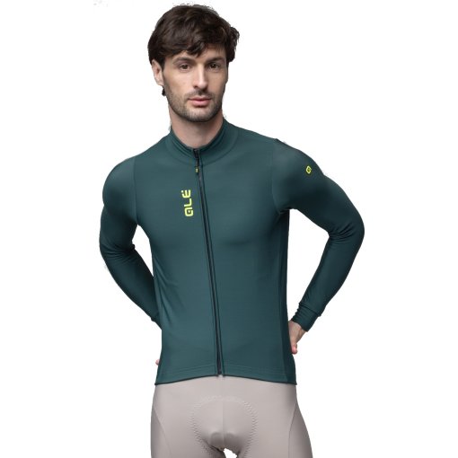 Photo produit de Alé Maillot Manches Longues Homme - PRAGMA Fondo 3.0 - bottle green